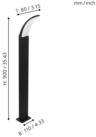 Наземный светильник Fiumicino 98152