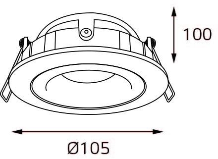 Точечный светильник M02 M02-026029 white