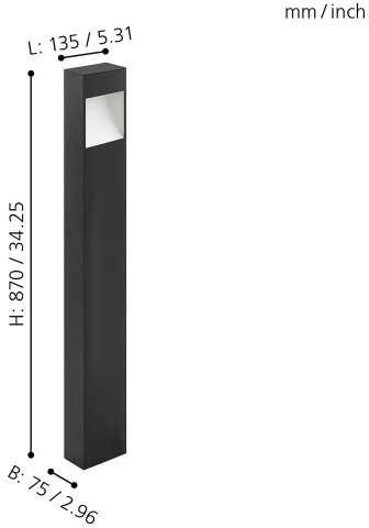 Наземный светильник Manfria 98097