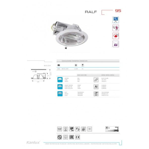 Точечный светильник Ralf 4820