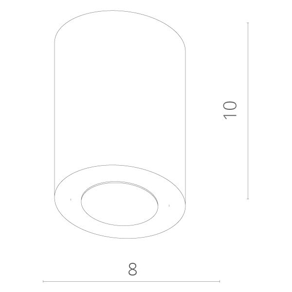 Точечный светильник Facile A5112PL-1WH