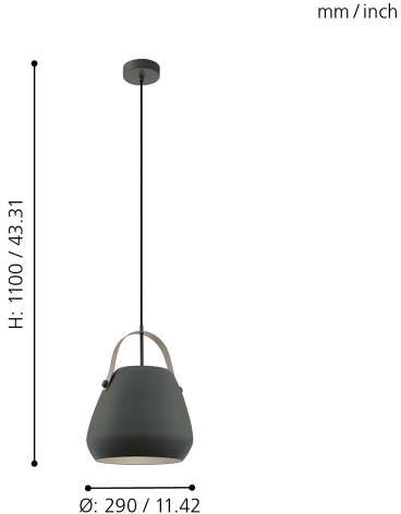 Подвесной светильник Bednall 98349