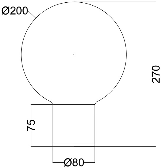 Настенный светильник уличный Bold O598WL-01GR1