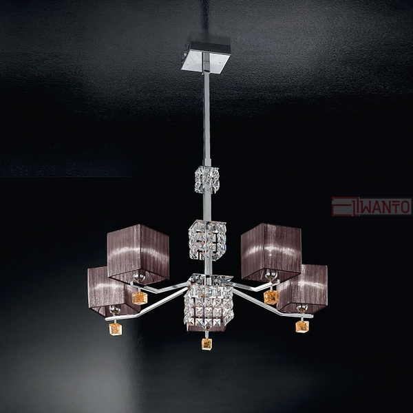 Подвесная люстра IDL Export Srl. Mary 387/5 ice