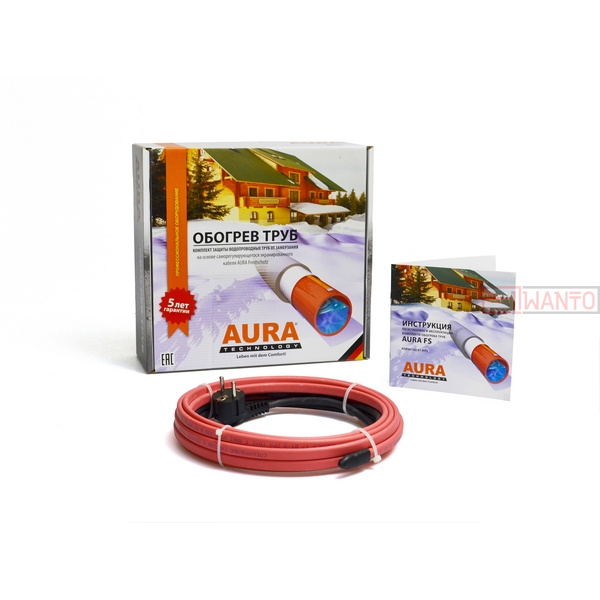 Нагревательный кабель для трубопроводов AURA Technology  FS 17-15