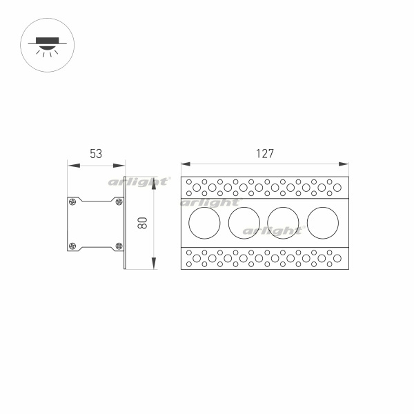 Точечный светильник ORIENT 031924