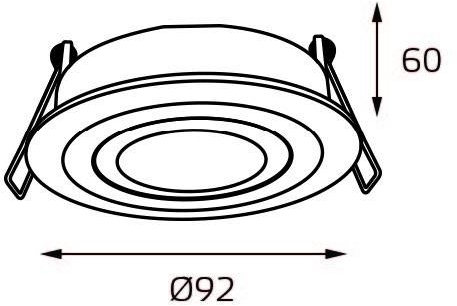 Точечный светильник M02 M02-026019 white