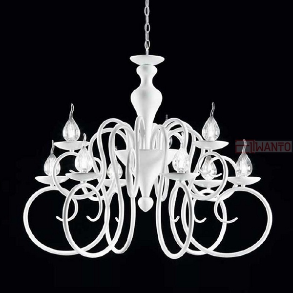 Подвесная люстра IDL Export Srl. Deco 461/6+3 Velvet white