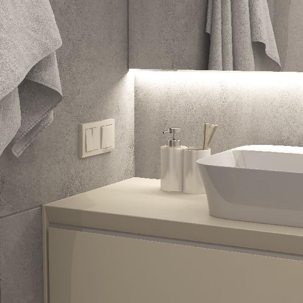 Выключатель Встраиваемые механизмы айвори матовые W1122062