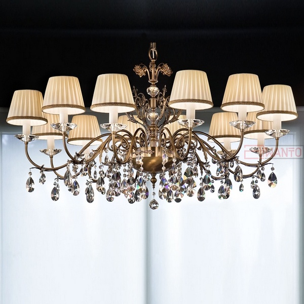 Подвесная люстра Masiero Primadonna Primadonna 12 G01 Cut crystal