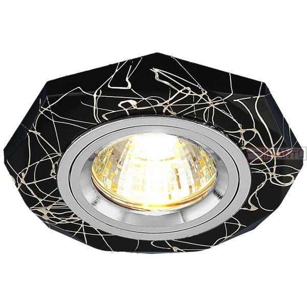 Точечный светильник Elektrostandard 2040 2040 MR16 BK/SL черный/серебро