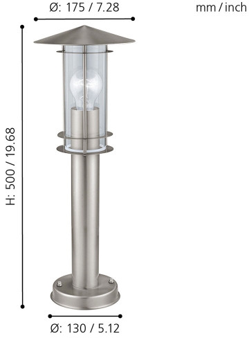 Наземный фонарь Lisio 30187