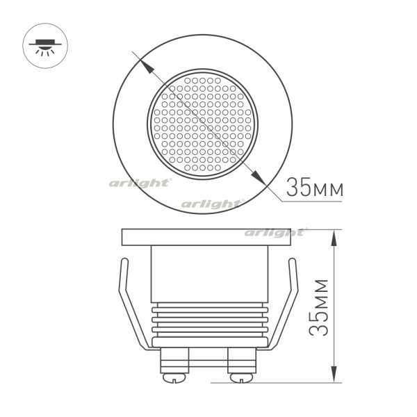 Точечный светильник LTM 020751