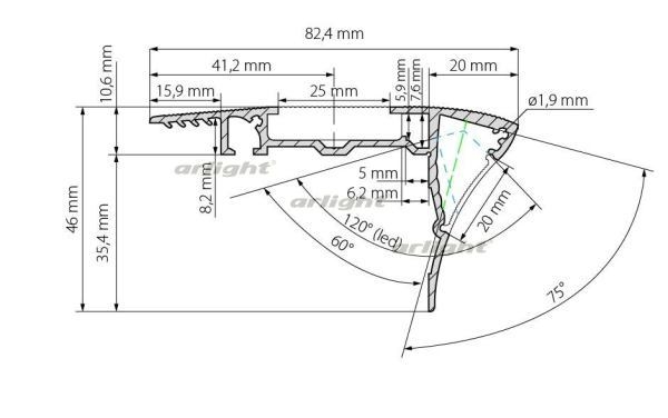 Профиль ALU 015473
