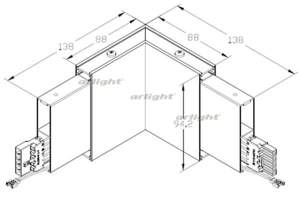 Коннектор LINEAIR FLAT 031539