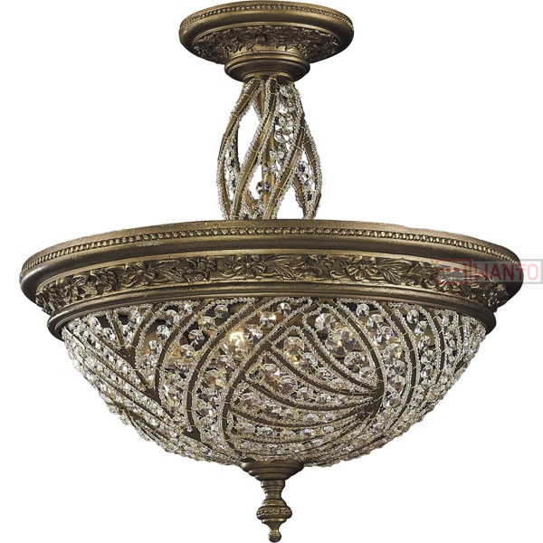 Потолочная люстра N-Light 624 6243/6 dark bronze