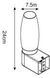 Бра Aqua-bastone A1209AP-1AB