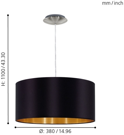 Подвесной светильник Maserlo 31599