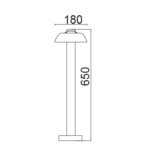 Наземный светильник  W2252S-650 Gr