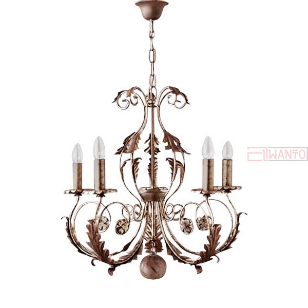 Подвесная люстра MM Lampadari Adele 4962/5_V2520