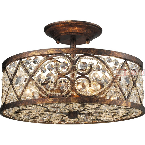 Потолочная люстра N-Light 623 623-04-03 spanish bronze