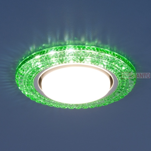 Точечный светильник Elektrostandard  3030 GX53 GR зеленый