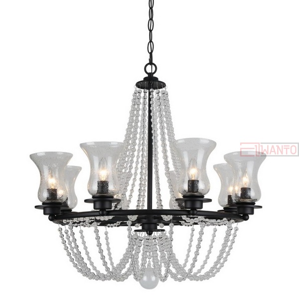 Подвесная люстра Arte lamp Malia A6586LM-8BK