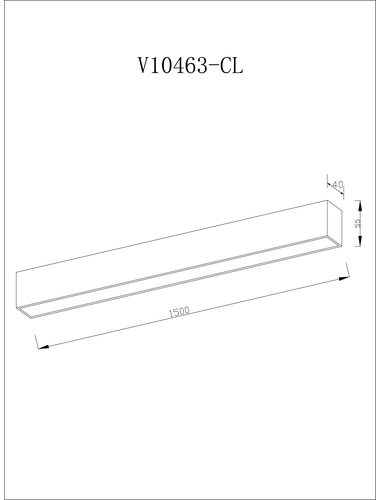 Потолочный светильник Carpi V10463-CL