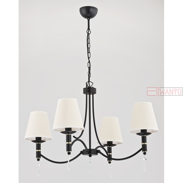 Подвесная люстра Alfa Abil Black Gold 23004