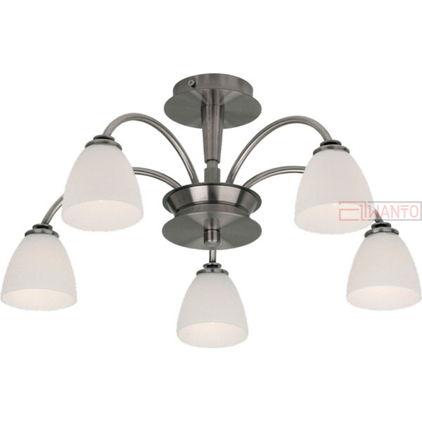 Потолочная люстра N-Light P-805 P-805/5 satin chrome