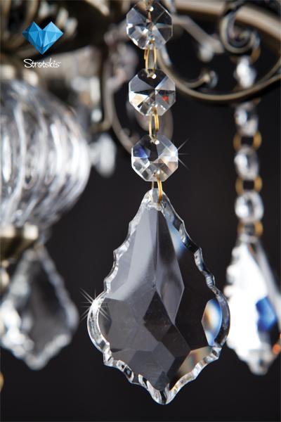 Подвесная люстра Elisha 3281/5 античная бронза