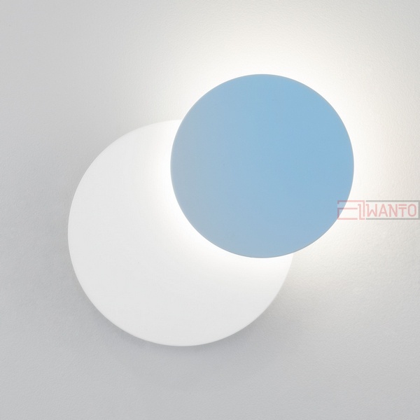 Настенный светильник Eurosvet Figure 40135/1 белый/голубой
