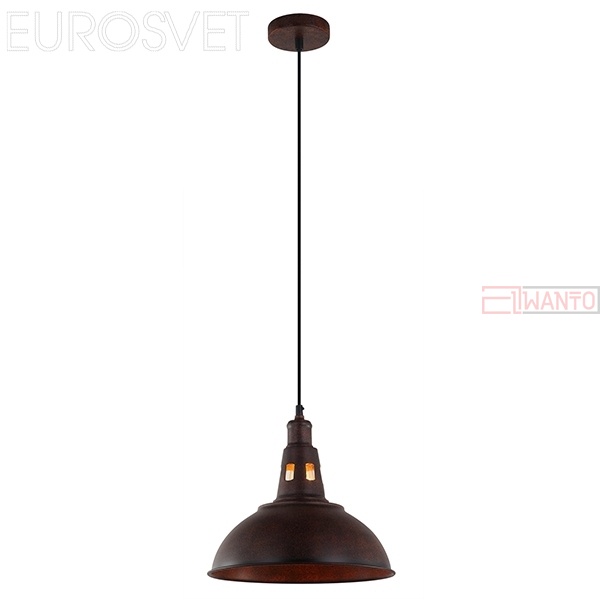 Подвесной светильник Eurosvet Copper 50052/1 патинированный черный