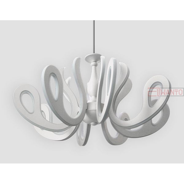 Подвесная люстра Ambrella Orbital Klassika FK82/8 WH 504W D820
