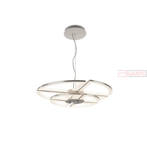 Подвесная люстра IDLamp 398 398/2X80-LEDWhitechrome