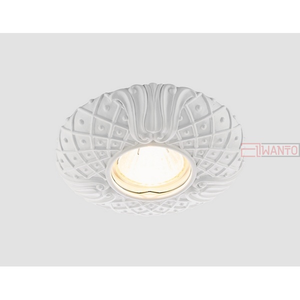 Точечный светильник Ambrella Дизайн С Узором И Орнаментом Гипс D4467 W