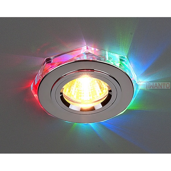 Точечный светильник Elektrostandard  2020/2 SL/7-LED (хром / мультиколор)
