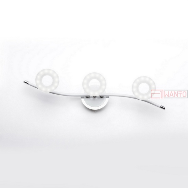 Потолочный светильник IDLamp 390 390/3A-LEDWhitechrome