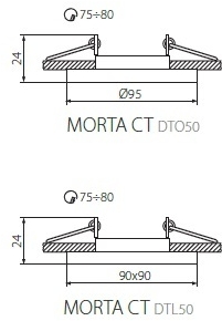 Точечный светильник MORTA 26716