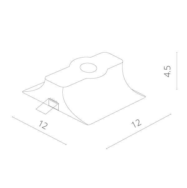 Точечный светильник Invisible A9110PL-1WH