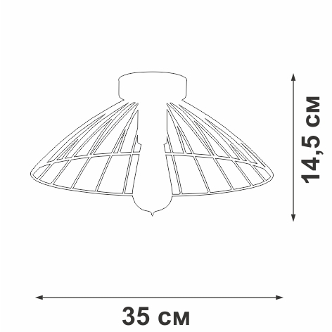 Потолочный светильник  V3036-1/1PL