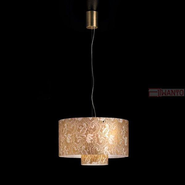 Подвесной светильник Lamp di Volpato Patrizia Pizzo LP-480/S48 oro bianco