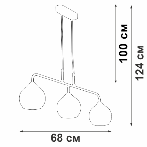 Подвесной светильник  V48130-13/3S