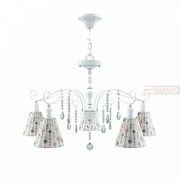 Подвесная люстра Lamp4you Provence 21 E4-05-WM-LMP-O-17-CRL-E4-05-GR-DN