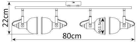 Спот Martin A5215PL-4BR