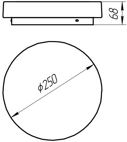 Потолочный светильник Aqua-tablet Led A6824PL-1WH