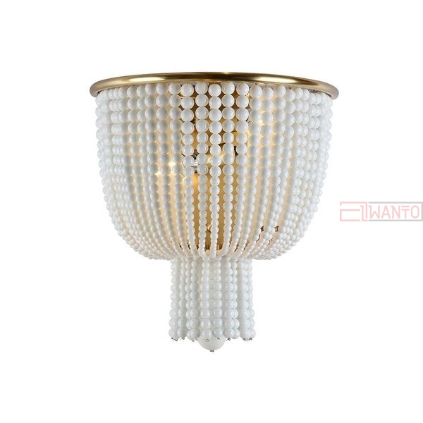 Настенный светильник Newport 3130 3132/A brass/white