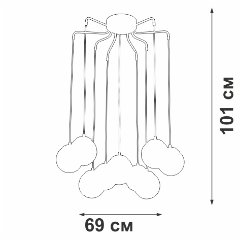 Подвесной светильник  V48900-73/9PL