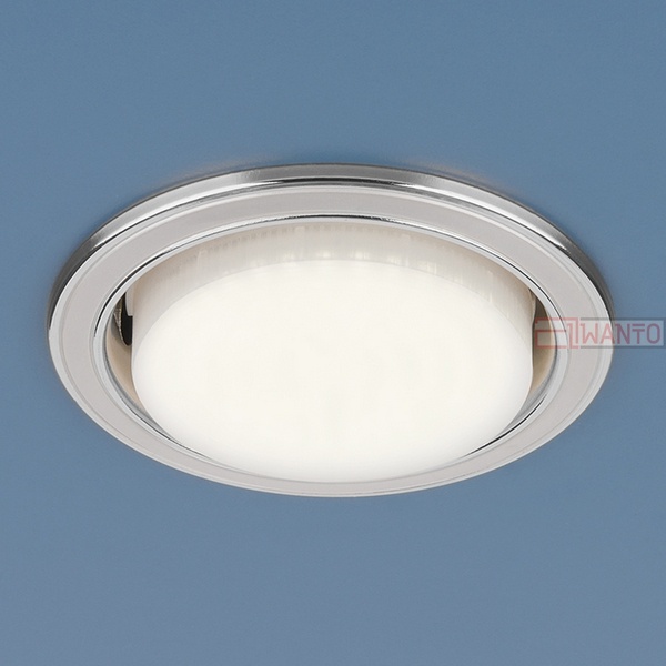 Точечный светильник Elektrostandard  1036 GX53 WH/SL белый/серебро