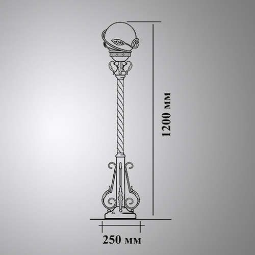 Наземный фонарь Галактика 24-002-ЧЗ